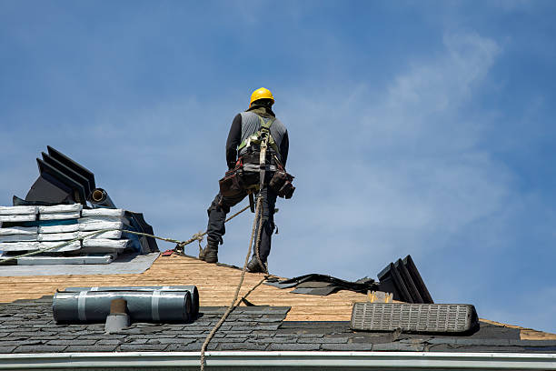 Professional Gutter Installation technician working in Coal Mountain, WV